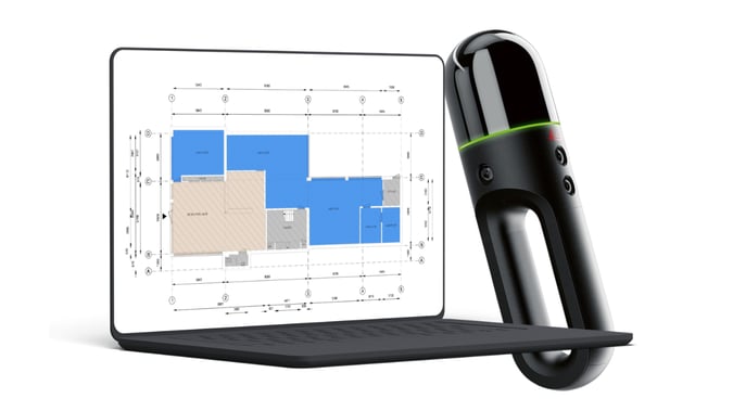 Autocad+meetrapport+3D Laserscannen