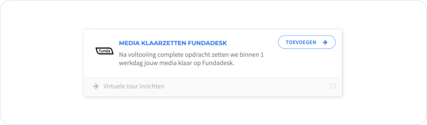 Media klaarzetten Fundadesk
